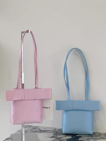 Bow Princess hónalji táska — Oxford anyagból, friss és édes stílus, tavasz 2025