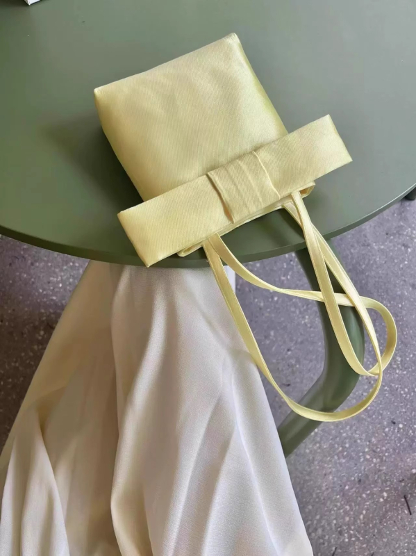 Bow Princess hónalji táska — Oxford anyagból, friss és édes stílus, tavasz 2025