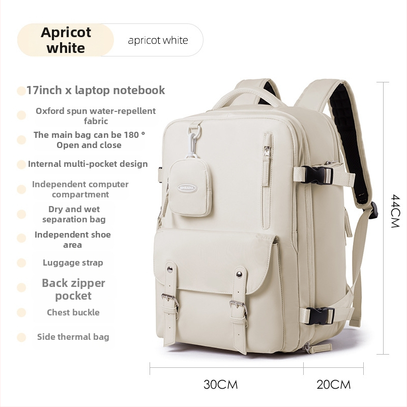 Uniszex hátizsák, Oxford anyag, 1,2 kg, laptop-zseb, rejtett cipzáras zseb