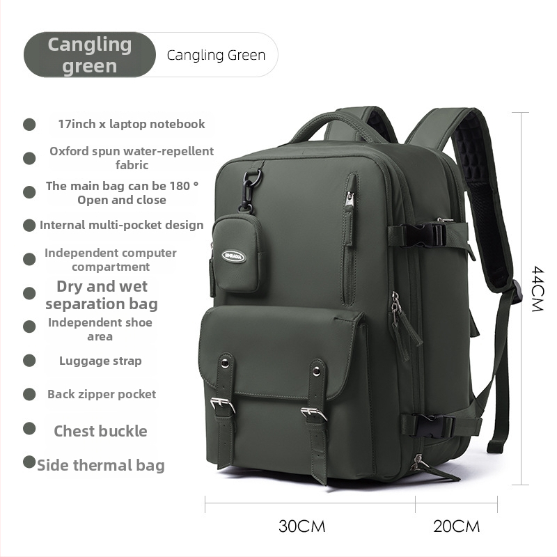 Uniszex hátizsák, Oxford anyag, 1,2 kg, laptop-zseb, rejtett cipzáras zseb