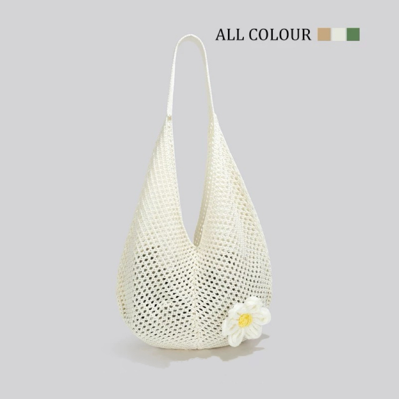 Uniszex szalma tote táska, kád formájú, nyitott tetejű