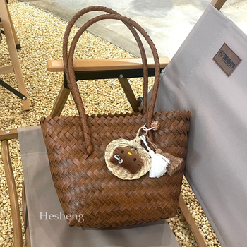 Hesheng Unisex PVC Tote Torba – Horizontalni Kvadratni Oblik, Otvoren Gornji Dio