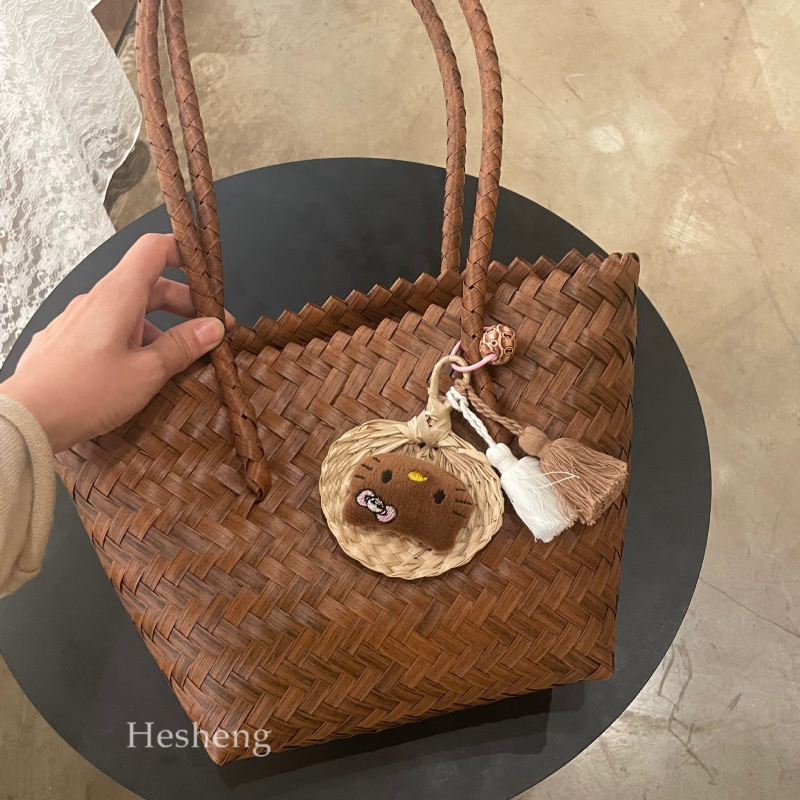 Hesheng Unisex PVC Tote Torba – Horizontalni Kvadratni Oblik, Otvoren Gornji Dio