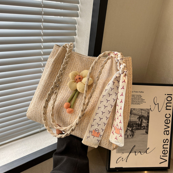 Nylon tote torba, gradski minimalistički stil, horizontalni kvadratni oblik, zatvarač otvor, unutarnji džep sa zatvaračem