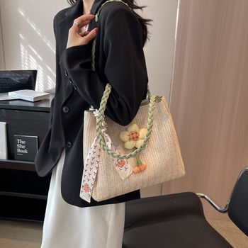 Nylon tote torba, gradski minimalistički stil, horizontalni kvadratni oblik, zatvarač otvor, unutarnji džep sa zatvaračem