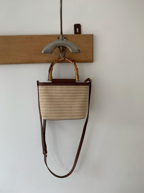 PU torba tipa kofa, gradski stil, tkanasta tekstura, zatvarač, unutarnji džepovi