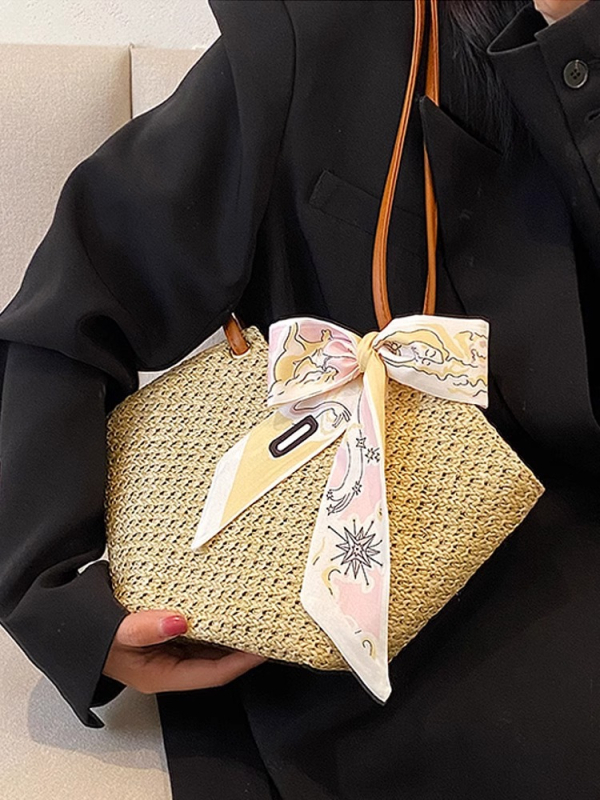 Geantă Tote din PU, formă inimă, închidere cu fermoar, căptușeală poliester