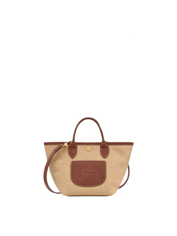 Torbica Tote od slamnate pletene za opuštena putovanja (Style: Leisure travel • Material: Straw • Trendy bag styles: Woven bag • Bag shape: Dumpling • Opening: Magnetic buckle)