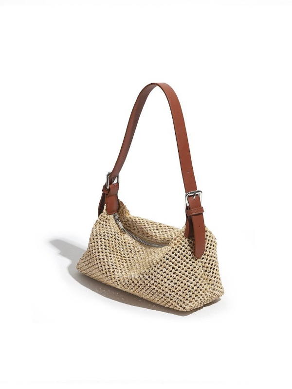 MODAI PU crossbody torba, dumpling oblik, zatvaranje na zip, podstava od najlona, unutarnji džepovi: džep sa zipom i džep za kameru