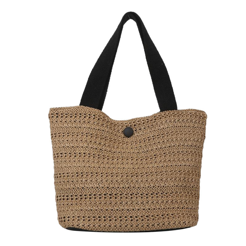 Corduroy bucket torba sa zatvaračem, podstavljena Grass, stil Mix and Match, za rekreacijska putovanja