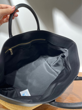 Torba tote od kože prvog sloja, velika kapaciteta, gradski minimalistički dizajn, pamukasta podstava, džep na zip i džep za identifikaciju