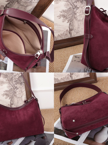 Torba tote od prave kože sa zatvaračem - unutarnji džep sa zatvaračem i džep za telefon, podstava od poliestera i pamuka