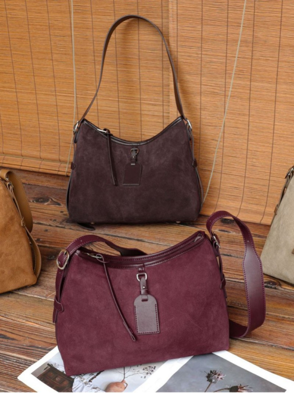 Torba tote od prave kože sa zatvaračem - unutarnji džep sa zatvaračem i džep za telefon, podstava od poliestera i pamuka