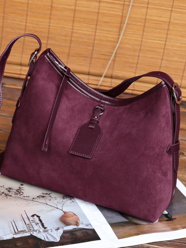 Torba tote od prave kože sa zatvaračem - unutarnji džep sa zatvaračem i džep za telefon, podstava od poliestera i pamuka