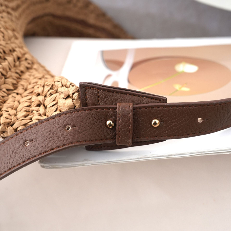 MHY slamnata torba u obliku dumpling, crossbody s zatvaračem, gradski minimalistički stil, podstava poliester-bavlna