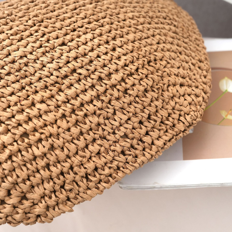 MHY slamnata torba u obliku dumpling, crossbody s zatvaračem, gradski minimalistički stil, podstava poliester-bavlna