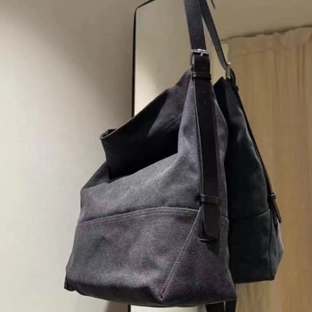 Yi Lin női tote táska valódi bőrből, vászon bélés, egyetlen vállpánt