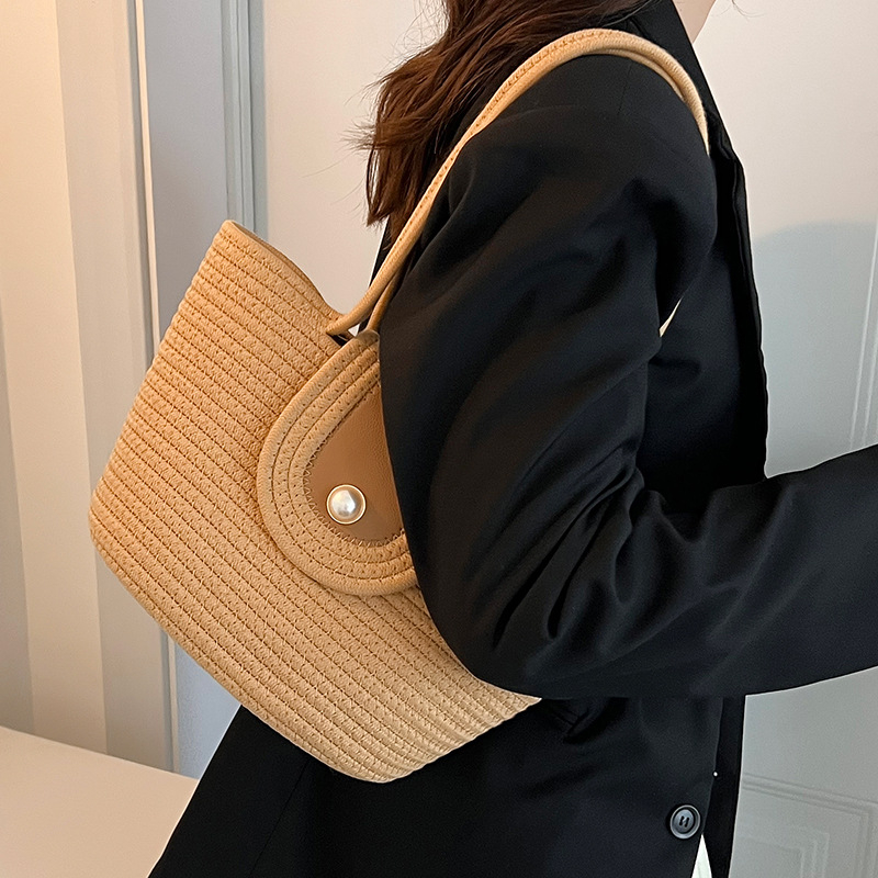 Ženska torba Pearl Cotton velike kapacitete, na rame ili crossbody