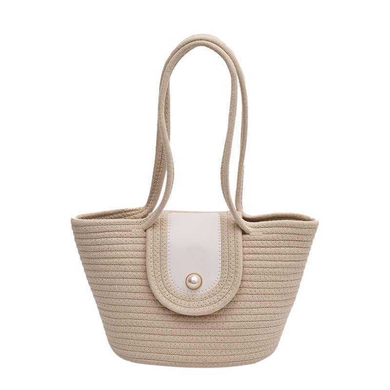 Ženska torba Pearl Cotton velike kapacitete, na rame ili crossbody