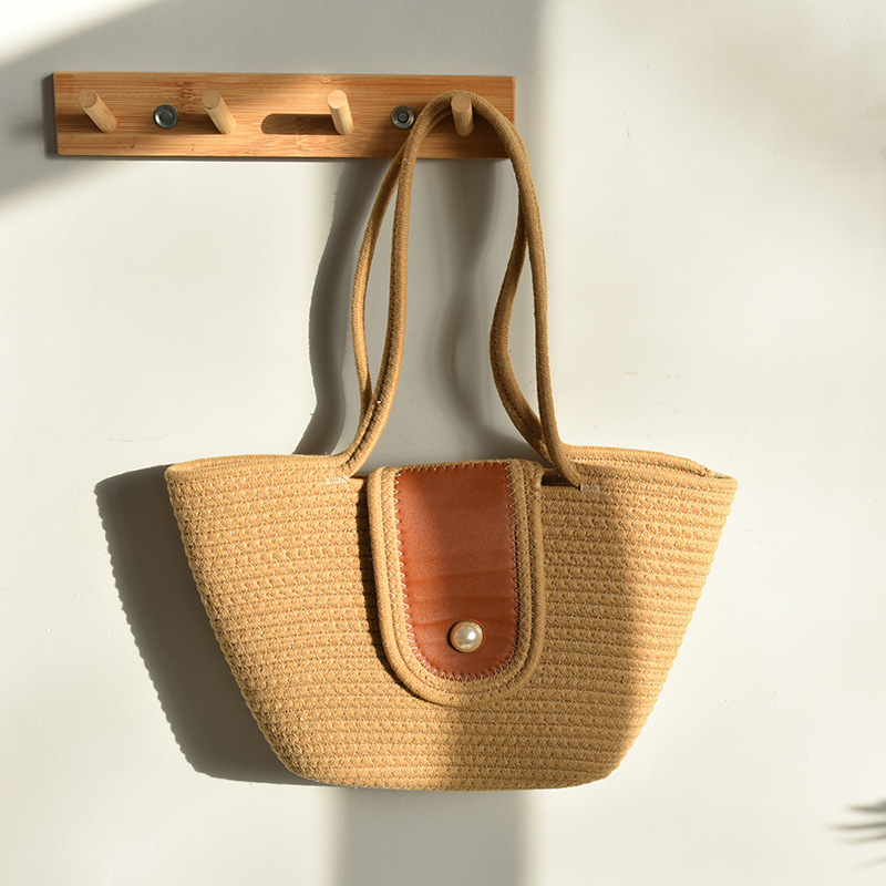 Ženska torba Pearl Cotton velike kapacitete, na rame ili crossbody