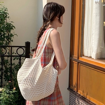 CHENMEI Tote táska - Poliészter, horizontális négyzet alakú, felső nyitás, tavasz 2025