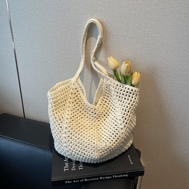 CHENMEI Tote táska - Poliészter, horizontális négyzet alakú, felső nyitás, tavasz 2025