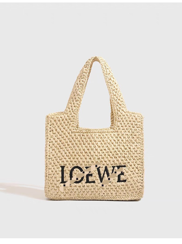 Street-fashion Tote táska papírból, szalma szövésű dizájn, nyitott felső, függőleges négyzet alakú forma, bélés poliészter-pamut, belső zseb a telefon számára