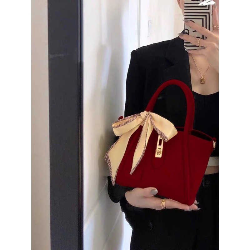 URDIONRSURVO velika kapaciteta kofer torba za žene, crvena, svadbena torba, crossbody i nošenje u ruci