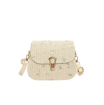 Geantă crossbody din PU, formă orizontal pătrată, închidere cu lacăt, buzunar intern pentru telefon, pentru utilizare zilnică