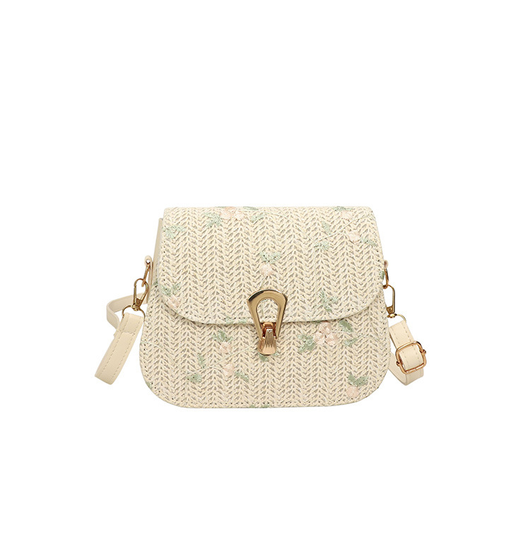 Geantă crossbody din PU, formă orizontal pătrată, închidere cu lacăt, buzunar intern pentru telefon, pentru utilizare zilnică