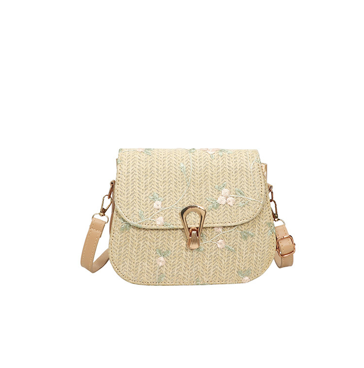 Geantă crossbody din PU, formă orizontal pătrată, închidere cu lacăt, buzunar intern pentru telefon, pentru utilizare zilnică