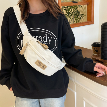 Γυναικεία ναίλον τσάντα crossbody με φερμουάρ, Άνοιξη 2025, πολυλειτουργικός σχεδιασμός, εσωτερική θήκη για κινητό, αστικός μινιμαλισμός