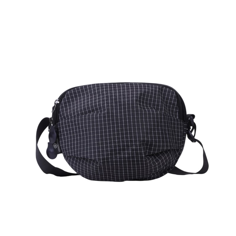 Geantă de umăr crossbody din nylon, lansare toamna 2025, închidere cu fermoar, buzunar intern pentru telefon