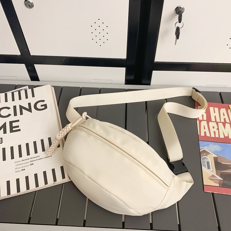 Ženska platnena crossbody torbica, ljeto 2024, zatvarač, 3D vanjski dizajn
