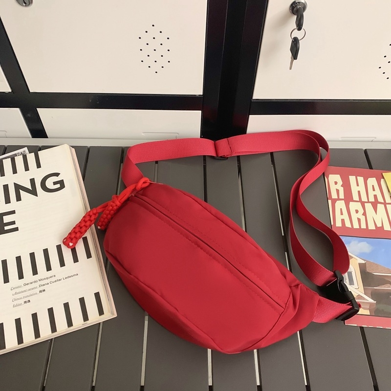 Ženska platnena crossbody torbica, ljeto 2024, zatvarač, 3D vanjski dizajn