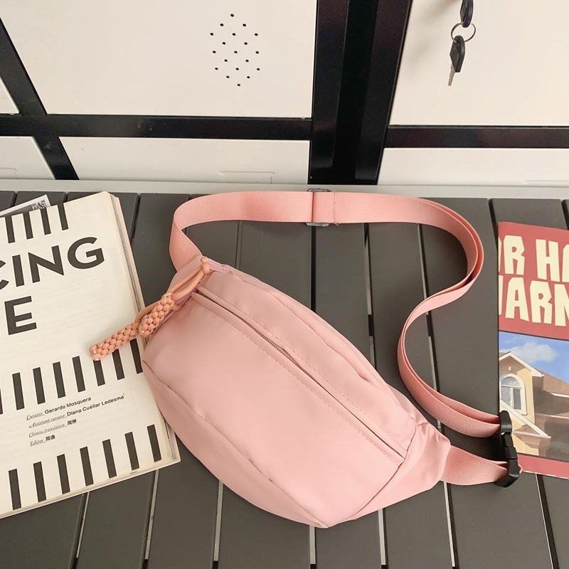 Ženska platnena crossbody torbica, ljeto 2024, zatvarač, 3D vanjski dizajn