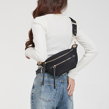 MAKI BAG Geantă pentru piept/ crossbody – Material Oxford, Stil stradal, Închidere cu fermoar, Compartiment intern cu fermoar, Loc pentru telefon și buletin