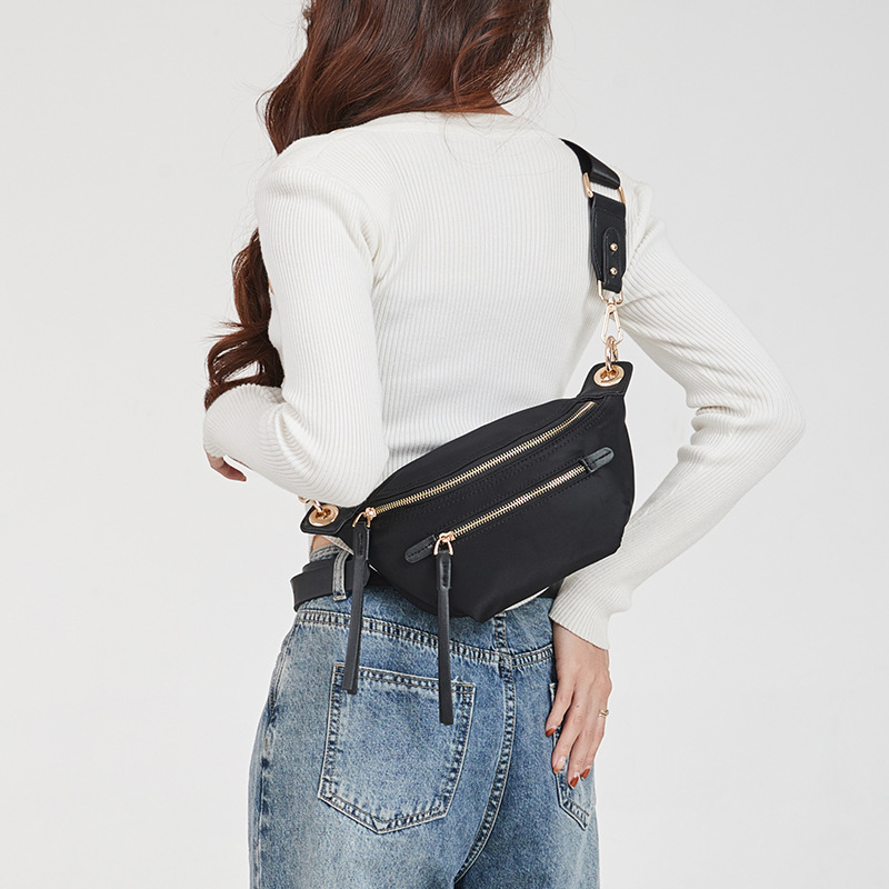 MAKI BAG Geantă pentru piept/ crossbody – Material Oxford, Stil stradal, Închidere cu fermoar, Compartiment intern cu fermoar, Loc pentru telefon și buletin