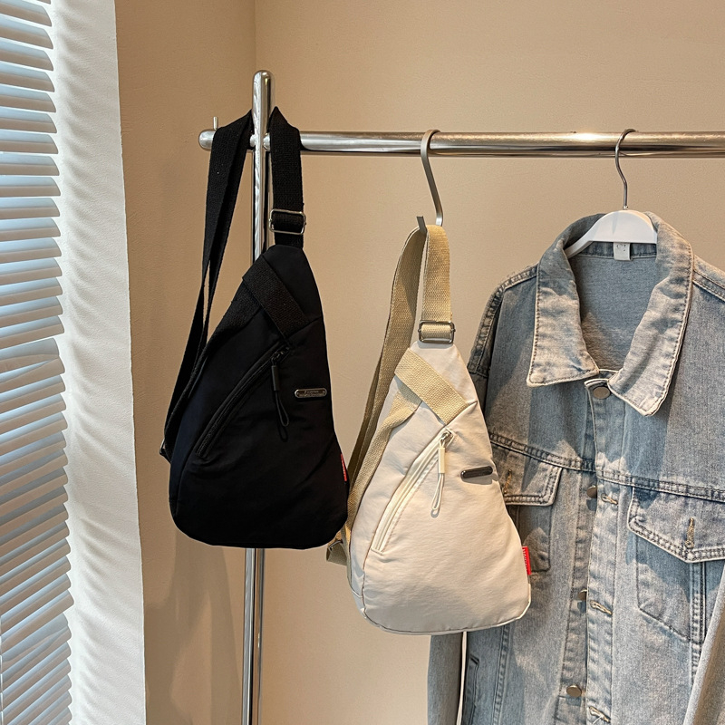 Γυναικεία τσάντα crossbody για ώμο σε αστικό μινιμαλιστικό στυλ, ύφασμα, φθινοπωρινό 2025, επένδυση πολυεστέρα, άνοιγμα με κορδόνι