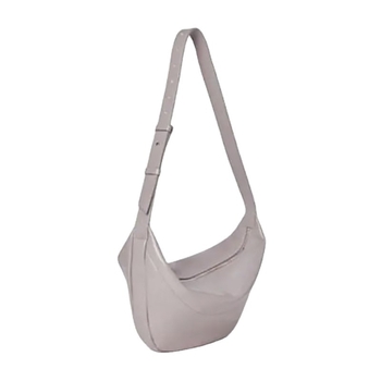 Crossbody torba s dumpling dizajnom, mekan PVC materijal, zatvaranje na zip, unutarnja džep sa zipom i džep za telefon