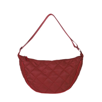 Najlon crossbody torbica za žene, gradski minimalistički stil, zatvarač, džep za telefon, unutarnji džep, podstava od poliestera, zima 2025