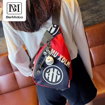 LEMA Oxford crossbody torba s unutarnjim zip džepom i slojem, poliester podstava, zatvaranje zipom, svakodnevna upotreba, street style, proljeće 2025