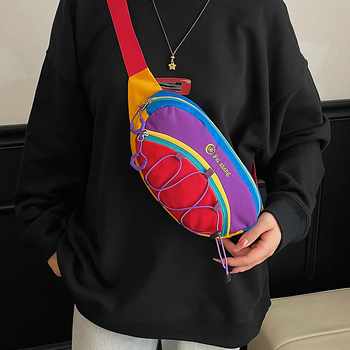 Ženska outdoor crossbody torba, Oxford platna, zatvarač, laminirani unutarnji džep sa zatvaračem, dodatni pretinac, poliester podstava (Oxford platna, zatvarač, laminirani unutarnji džep sa zatvaračem, dodatni pretinac, poliester podstava)