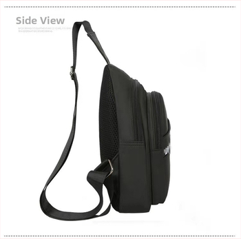 Canvasová pásová taška s mestským štýlom, veľká kapacita, otvorenie na zips, vnútorné vrecká na telefón a identifikáciu, vnútorný vrstvený priestor