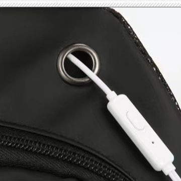 Canvasová pásová taška s mestským štýlom, veľká kapacita, otvorenie na zips, vnútorné vrecká na telefón a identifikáciu, vnútorný vrstvený priestor