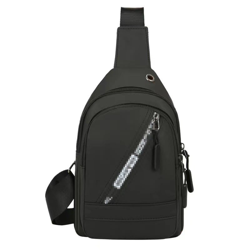 Canvasová pásová taška s mestským štýlom, veľká kapacita, otvorenie na zips, vnútorné vrecká na telefón a identifikáciu, vnútorný vrstvený priestor