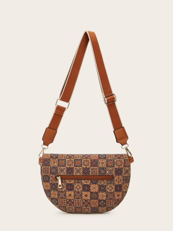 PU kožna crossbody torbica za struk, urbani minimalistički stil, zatvaranje zipom, unutarnja zip pretinac, mekana konstrukcija