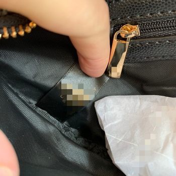 Geantă Gabrielle quilted cu închidere cu fermoar, piele PU, căptușeală PU, moale, buzunar intern patch