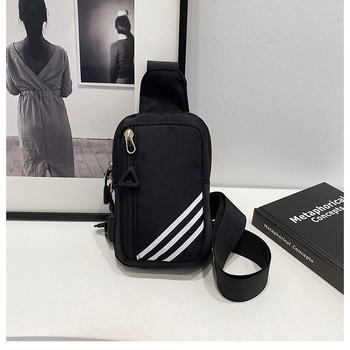 Ženska crossbody torbica – ulični stil, kompozitni materijal, zatvaranje zipom, trodimenzionalna vanjska torba