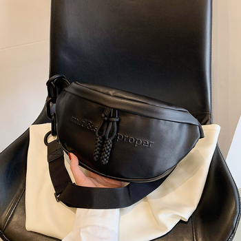 Uniszex mellkas táska - Nylon, cipzár, rejtett belső zseb, utcai stílus, modell Yifan 6112, 2025 nyár, Orisang